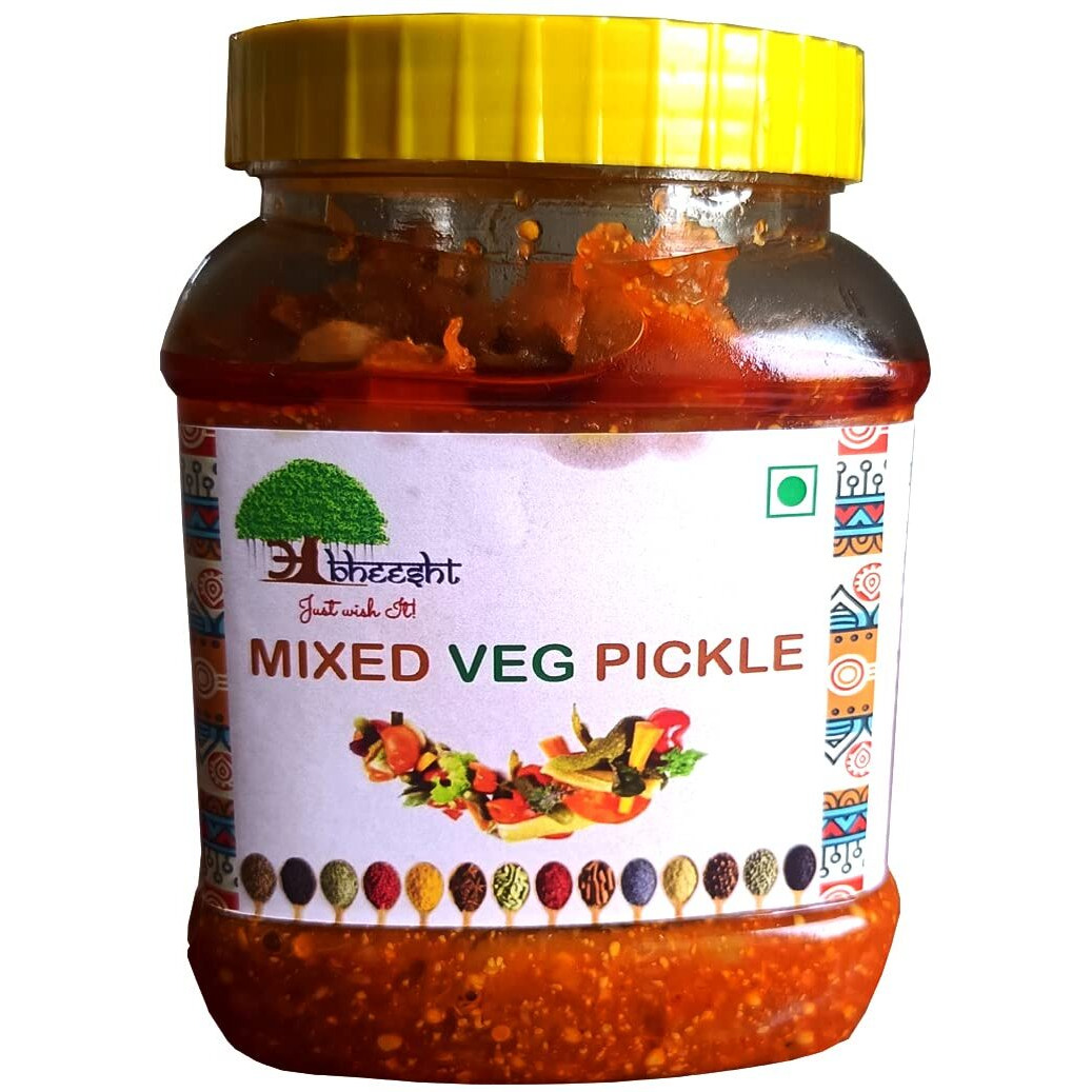 Abheesht Tamarind Mixed Veg Pickle 400g | Homemade Traditional Achar | Mixed Achar | Pickles in Mustard Oil