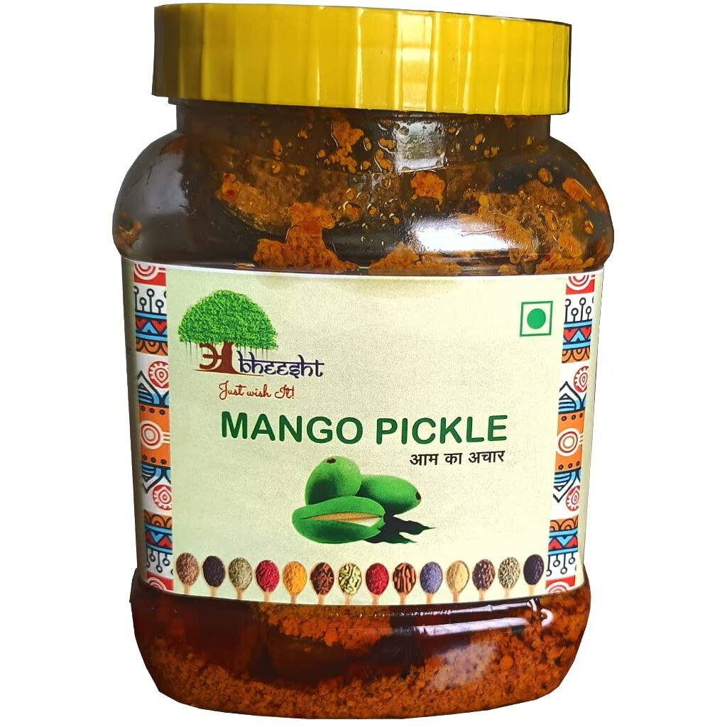 Abheesht Mango Pickle 400g | Homemade Traditional Achar | Aam Ka Achar | Pickles in Mustard Oil