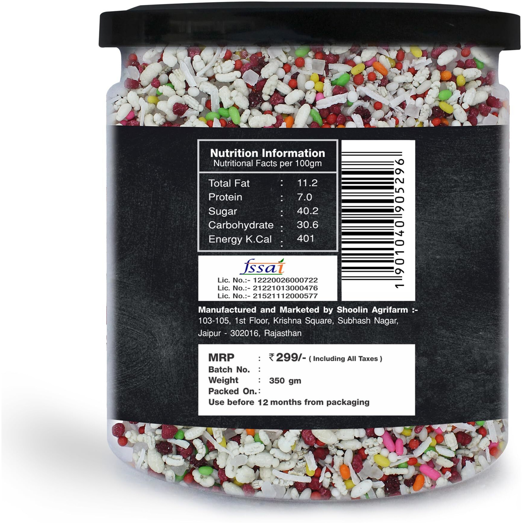 Tummy Pops | Kerala Saunf Mix - 350gm Jar | After Meal Digestives Mukhwas Mouth Fresheners, Fennel Seeds Saunf Mouth Fresheners | Hygienically Prepared & Packed