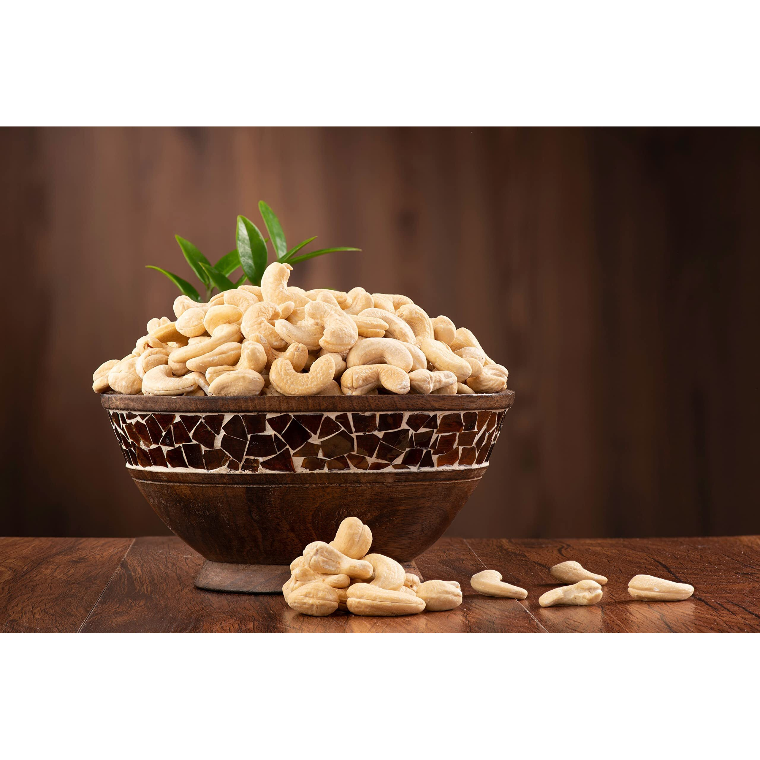 Delinut Dry Roasted Cashews | Plain and Flavoured Cashews (Salted, 50 gm)