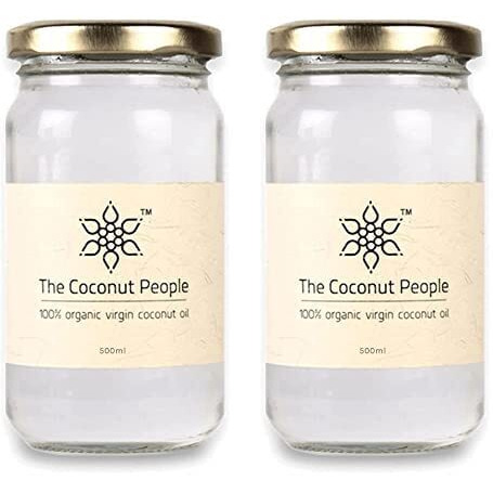 The Coconut People 100% Certified Organic Cold Pressed Virgin Coconut Oil (1 Ltr)