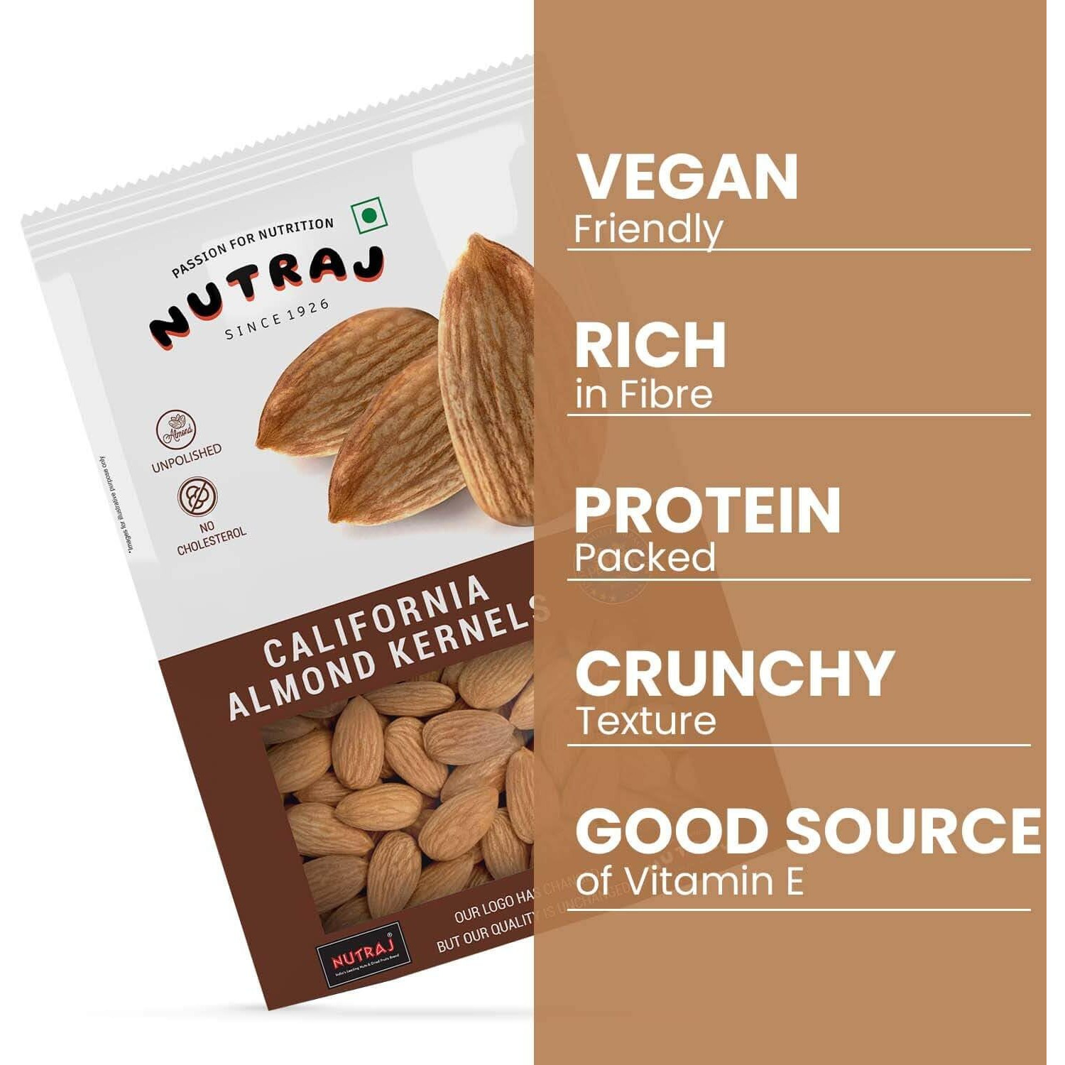 Nutraj Dried Fruits Combo of California Almonds (Badam) (500g) & Cashews (Cashew) (500g) | 1Kg (500g X 2) Delicious & Nutritious