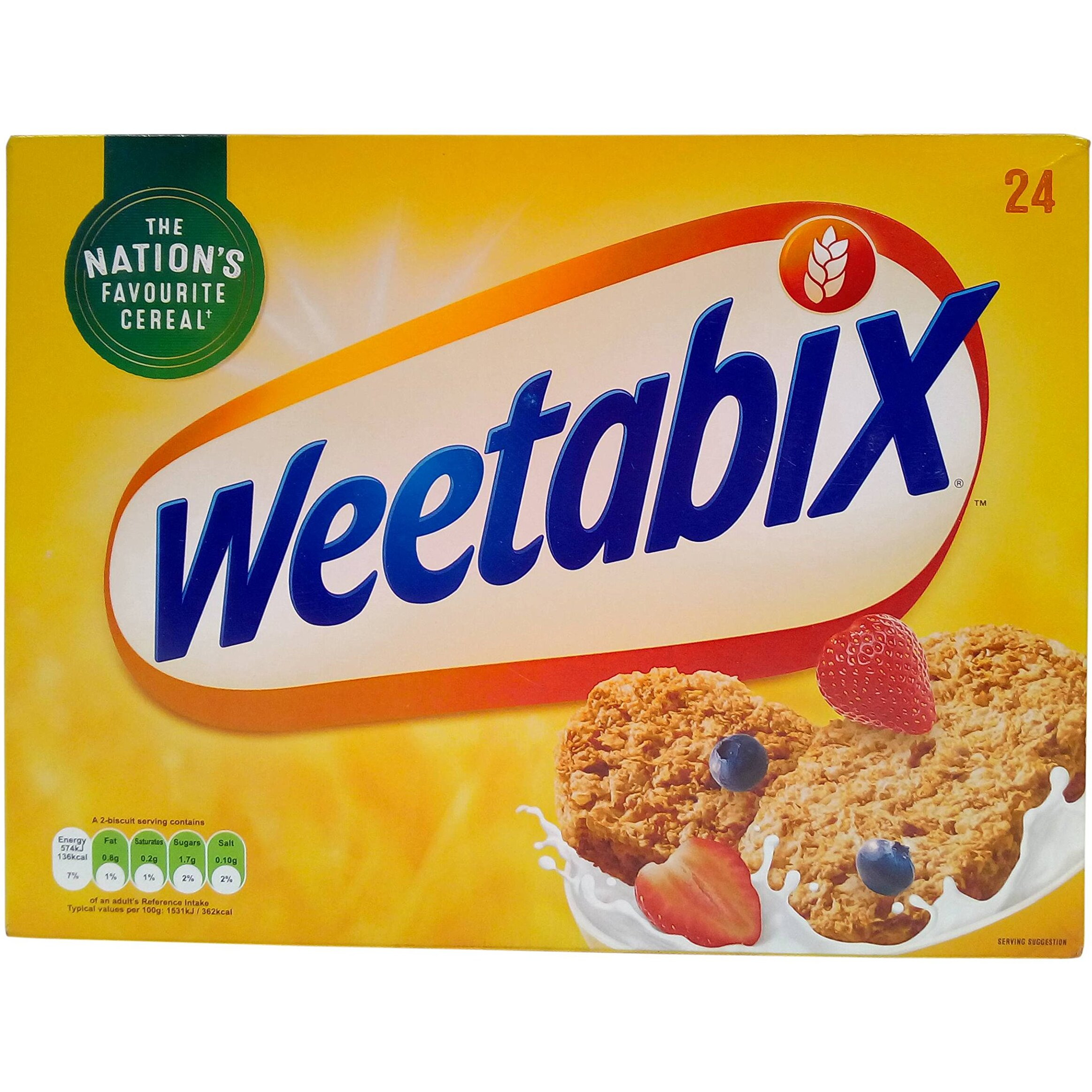 Weetabix Cereal Biscuits, 24 Pieces Carton