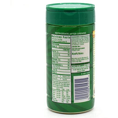 Kraft Real Grated Parmesan Cheese 227 Grams - Imported From Usa