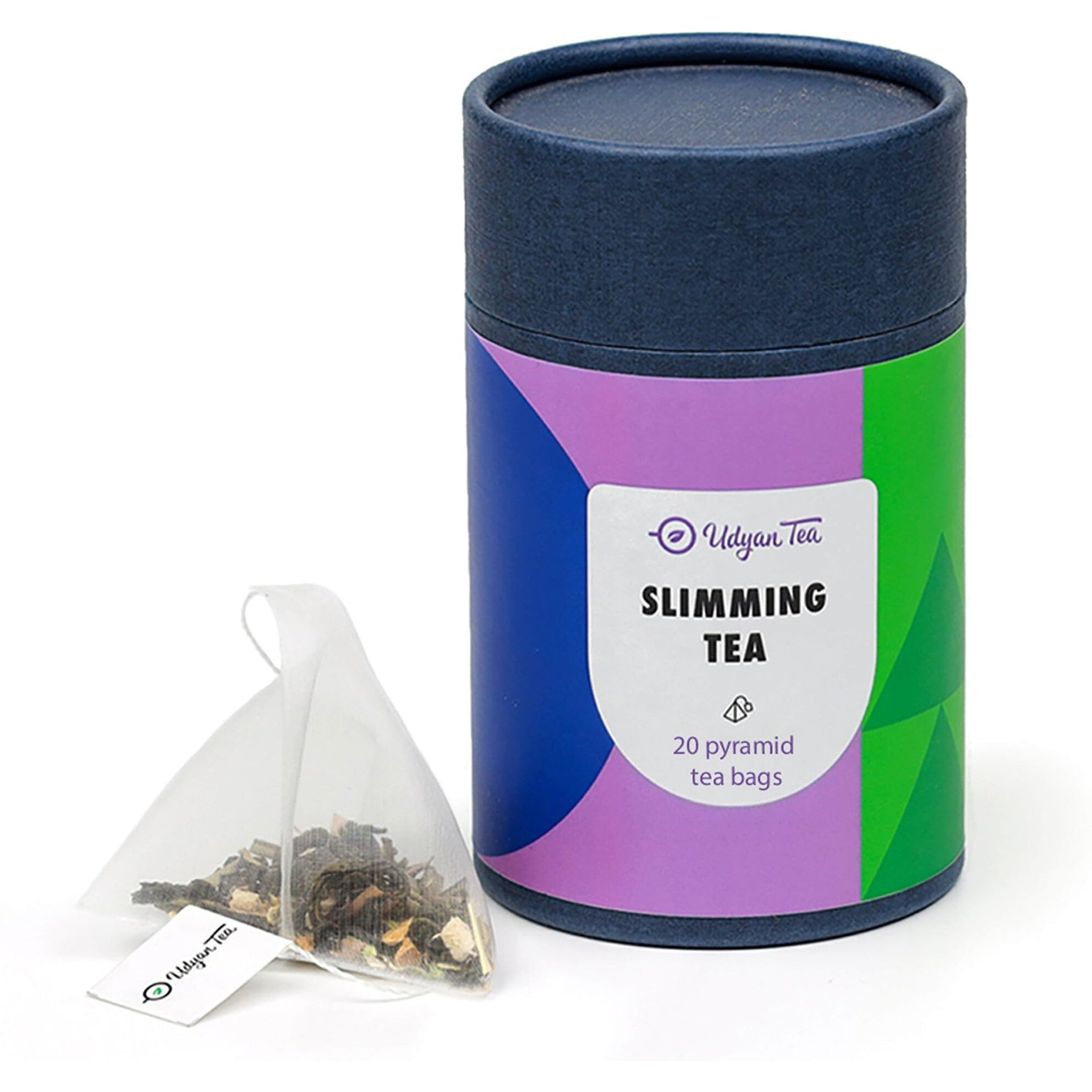 Udyan Tea Slimming Tea, 20 Pyramid Tea Bags | Herbal Green Tea with Garcinia Cambogia