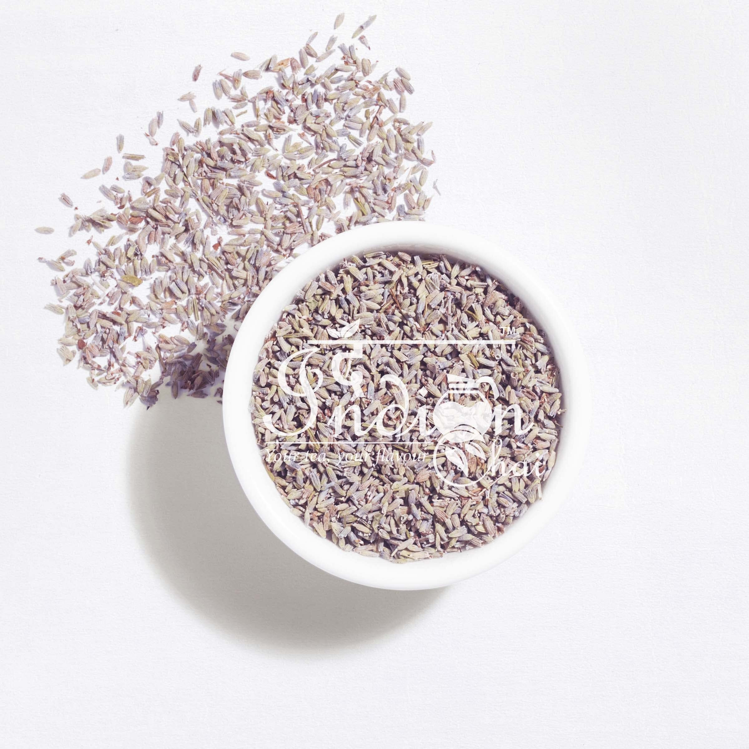 The Indian Chai - Organic Lavender Flower Tea 25g | Herbal Tisane | Caffeine Free | Promotes Relaxation | Good for Hair and Skin |