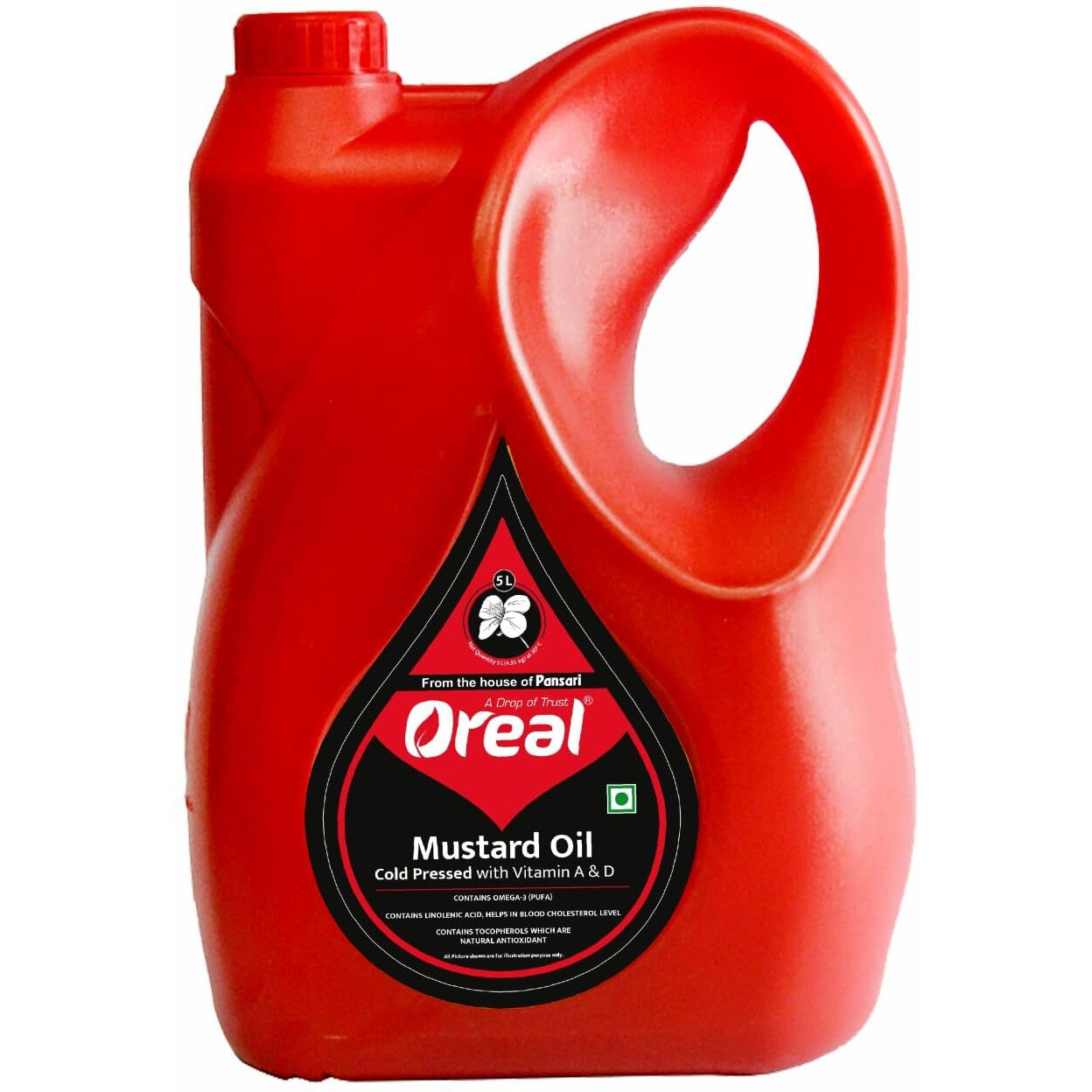 Oreal Mustard oil 5L can