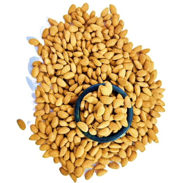 Kashmir Harvest Hub Pure Kashmiri Mamra Almonds | 100% Natural | Authentic | Organic | A++ Grade | Rich Oil Content - 800g