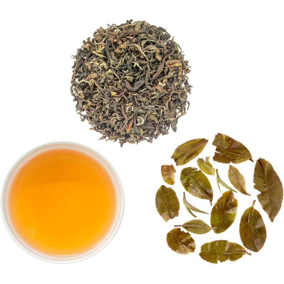 Gopaldhara Darjeeling Tea First Flush Flowery Orange Pekoe 125g Pine Wood Chestlet Gift Box - (Regular Series) FTGFOP1 Whole Leaf First Flush Black Tea from the High Hills of Darjeeling