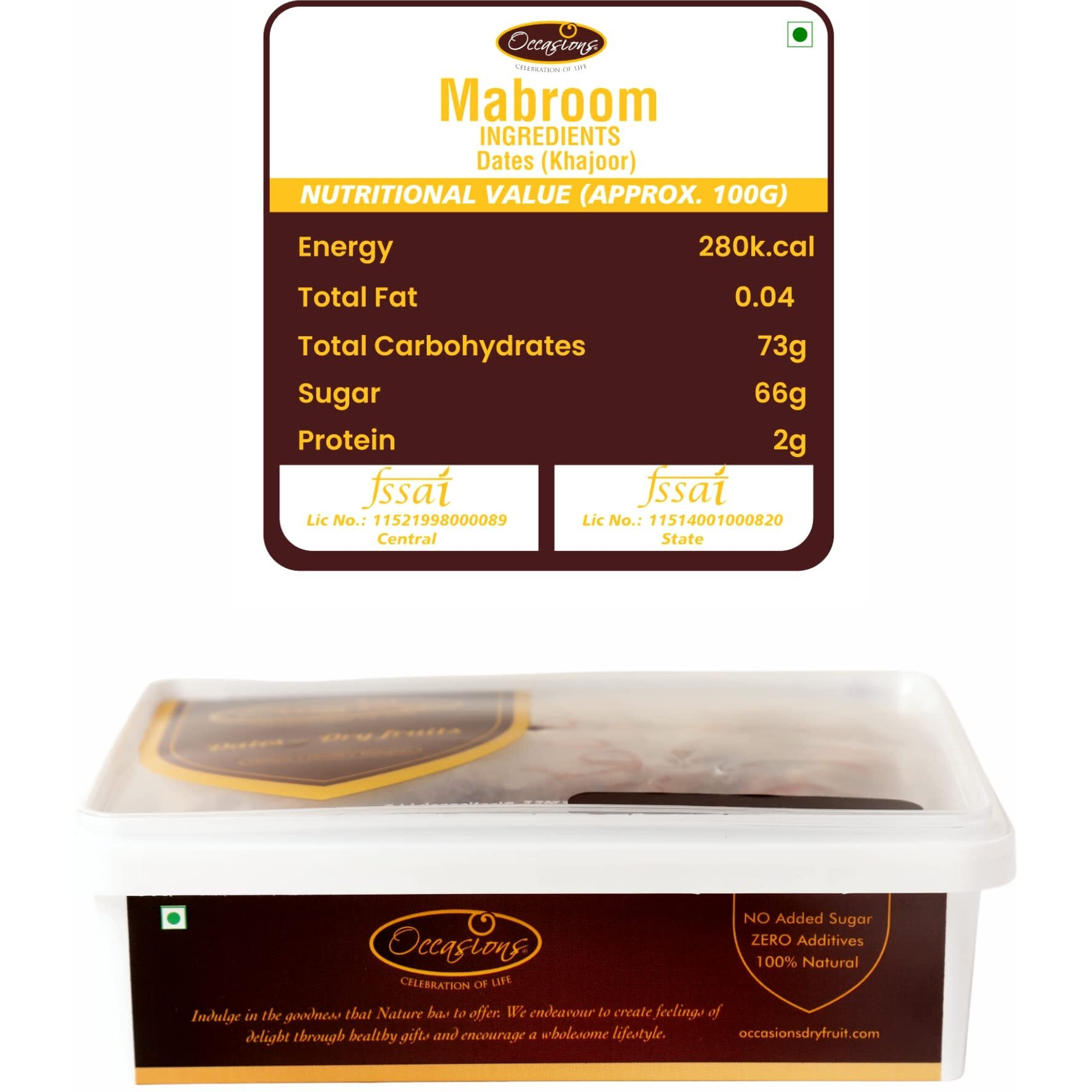 Occasions Regular Mabroom Dates - 500, Mabroom Dates, Fresh Mabroom Dates, Mabroom Dates, Saudi Arabia Mabroom Dates | Saudi Arabian Dates