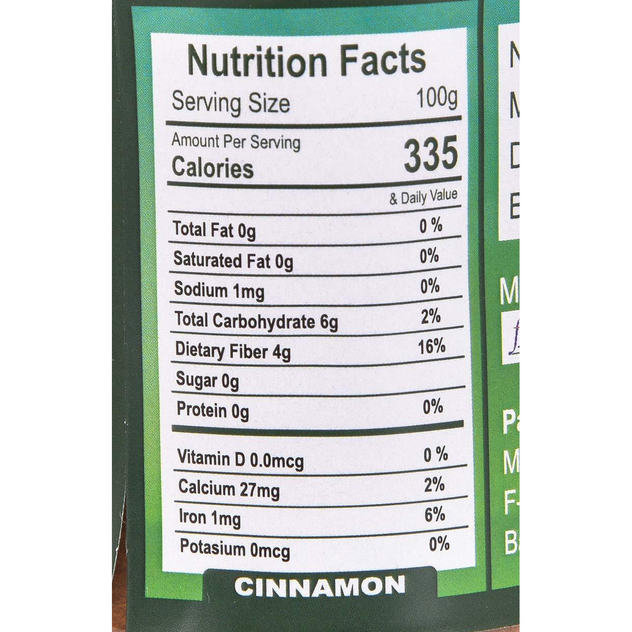 NUTRI MIRACLE 50gm Whole Spice Cinnamon Sticks 50gm, Dalchini
