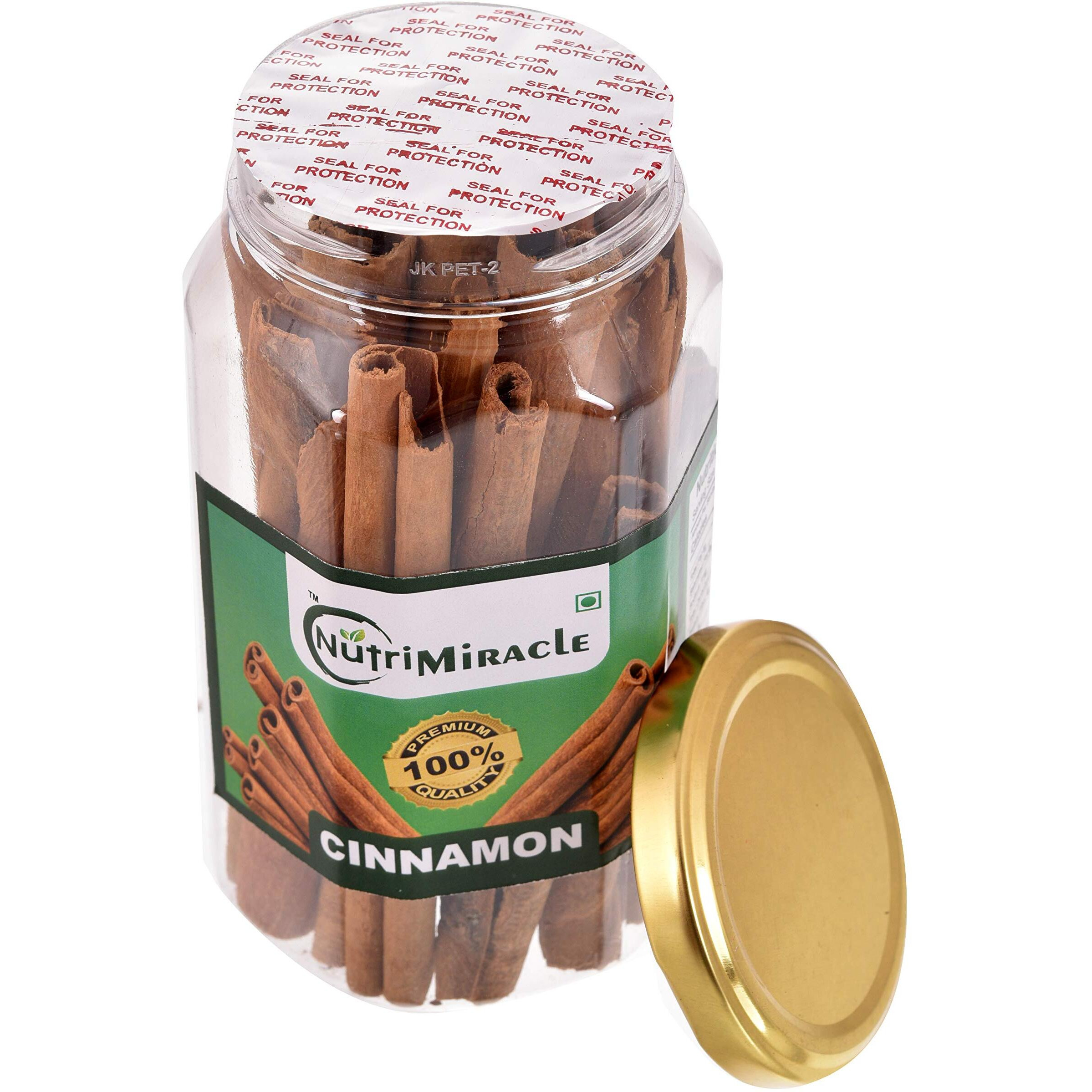 NUTRI MIRACLE Whole Spice Cinnamon Stick/Srilankan Dalchini Sticks,100gm