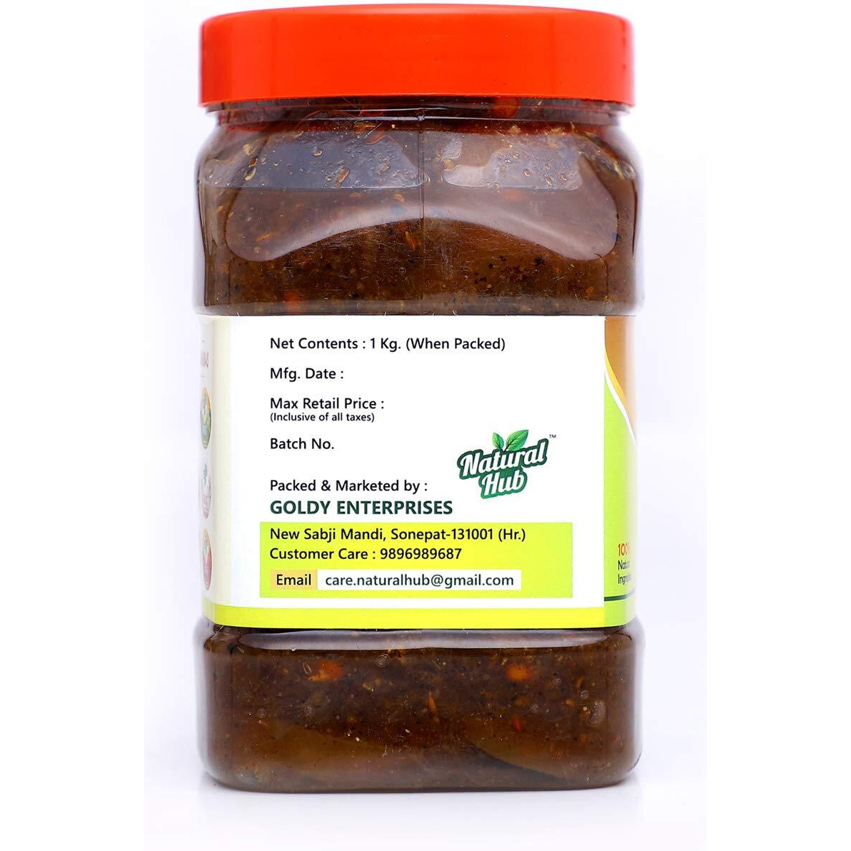 Natural Hub Khatta Meetha Lemon Pickle, (Khatta Meetha Lemon, 1 Kg)