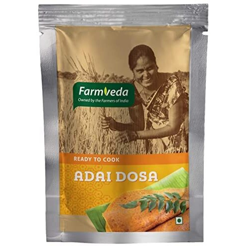 Farmveda Adai Dosa Batter 500g | Healthy and Tasty | Adai Dosa Mix |No Added Preservatives | Natural and Healthy Food