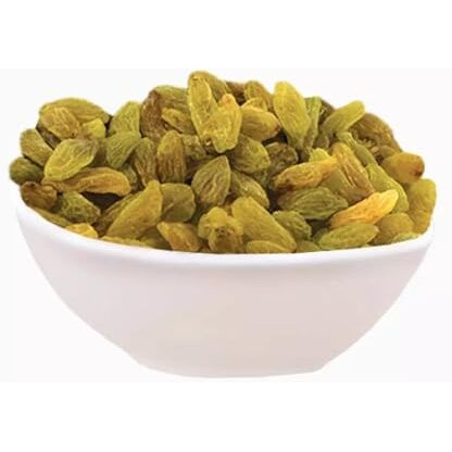 EXOTES Green Long Raisin/ Kishmish Pouch, 250g (Pack of 4)