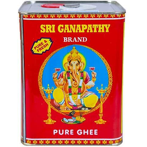 Sri Ganapathi Ghee - Pure Cow Desi Ghee (5 Litre Tin)