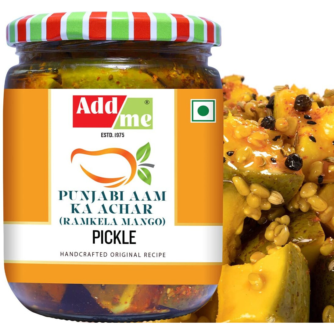Add me Homemade Ramkela Mango Pickle 1kg Punjabi Pickle (500 gm + 500gm) North Indian aam ka achar Pickles