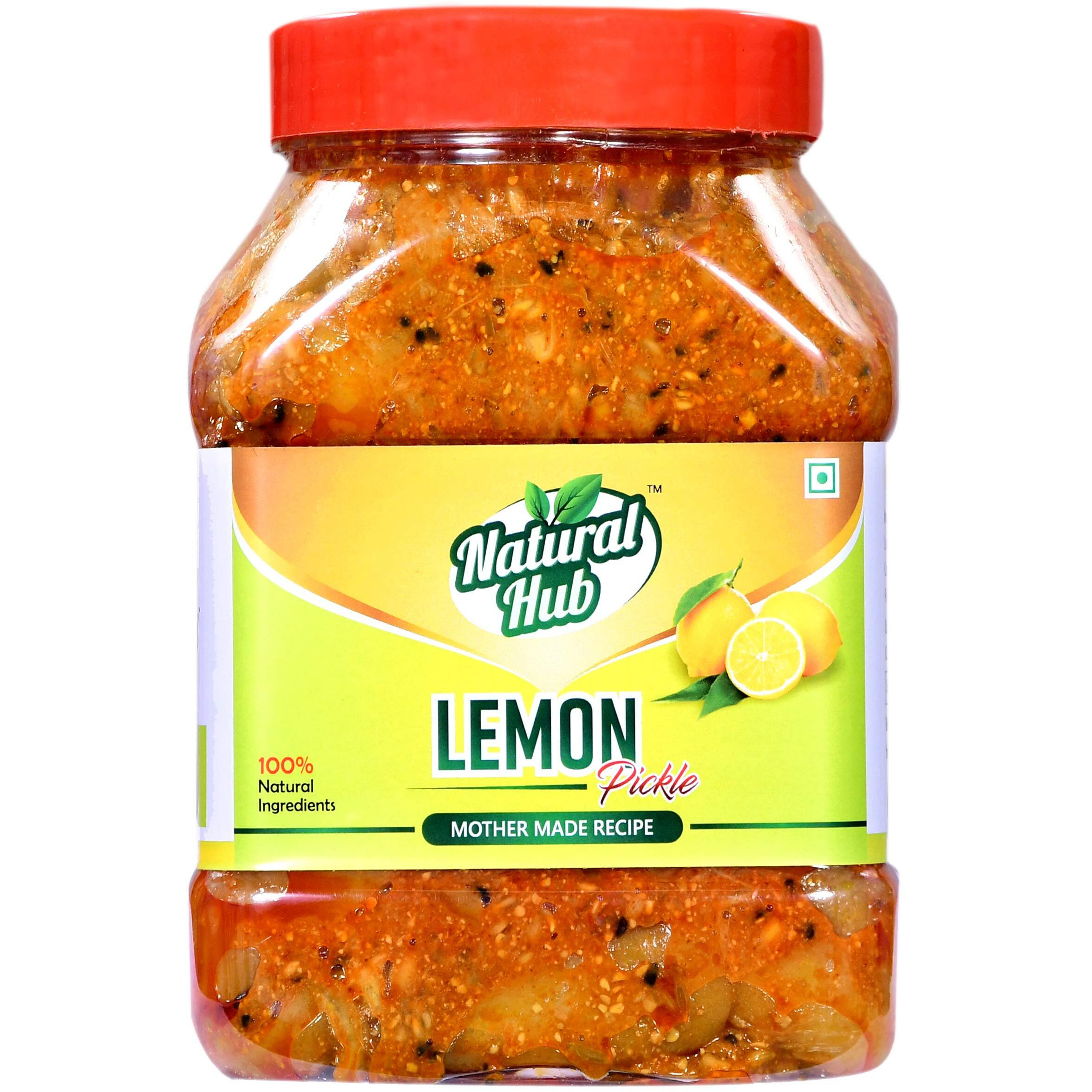 Natural Hub Mothermade Lemon Pickle, Khatta Nimbu Ka Achaar (Khatta Nimbu Ka Achaar) - 1 Count, Count