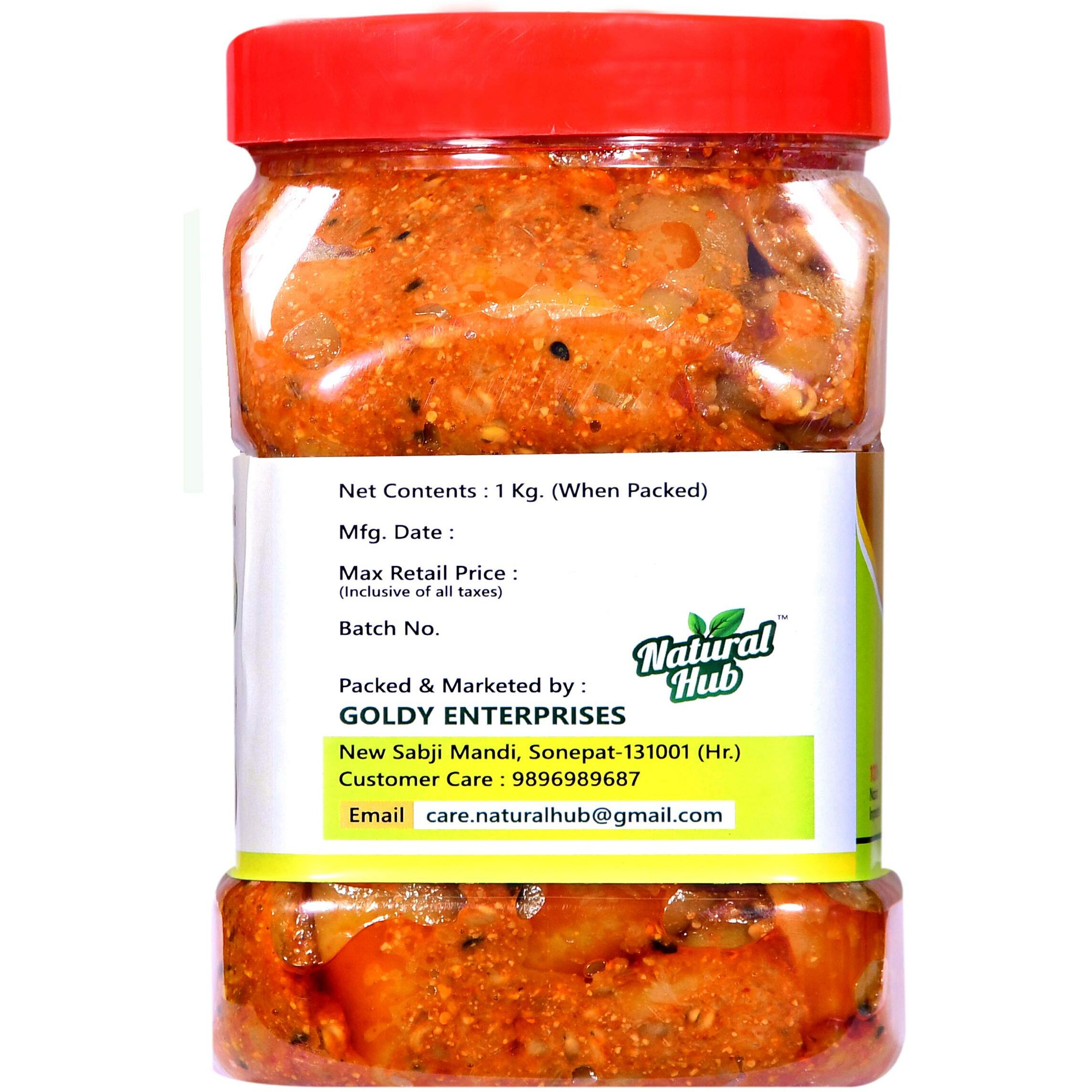 Natural Hub Mothermade Lemon Pickle, Khatta Nimbu Ka Achaar (Khatta Nimbu Ka Achaar) - 1 Count, Count