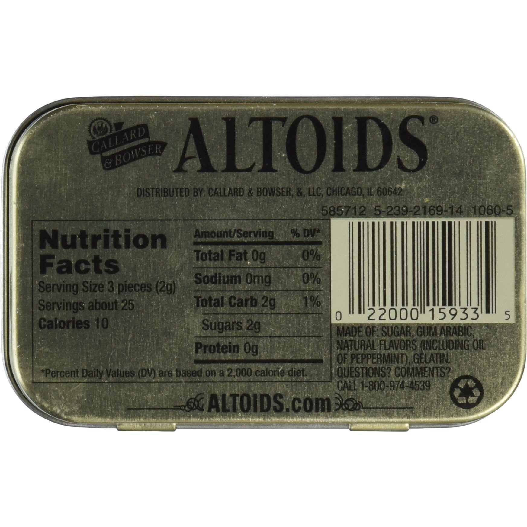 Altoids - Traditional Peppermint Tin - 1.76 oz.