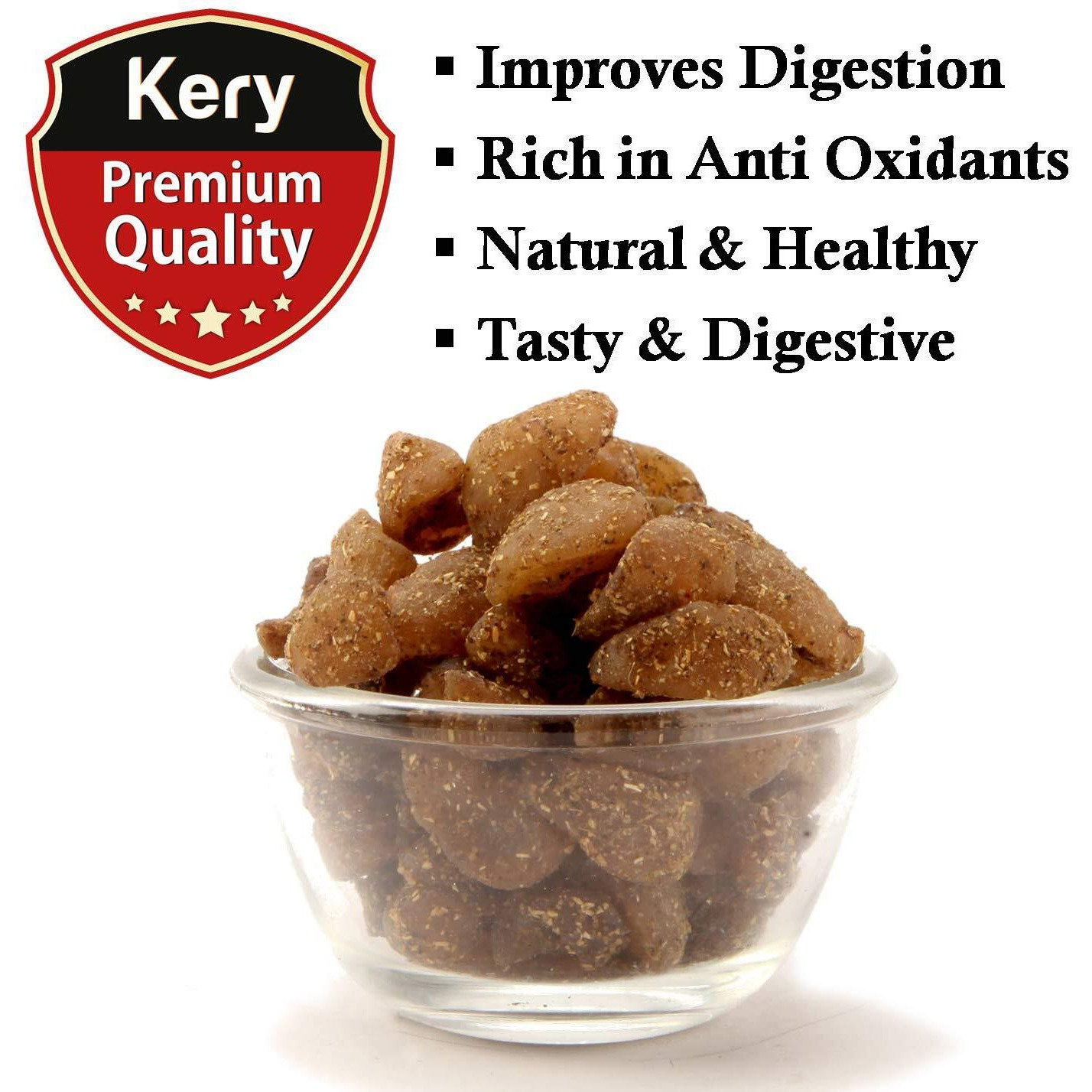 Kery Amla Candy [Dried Amla Fruit Mouth Freshener] 3 Bottles, 345g