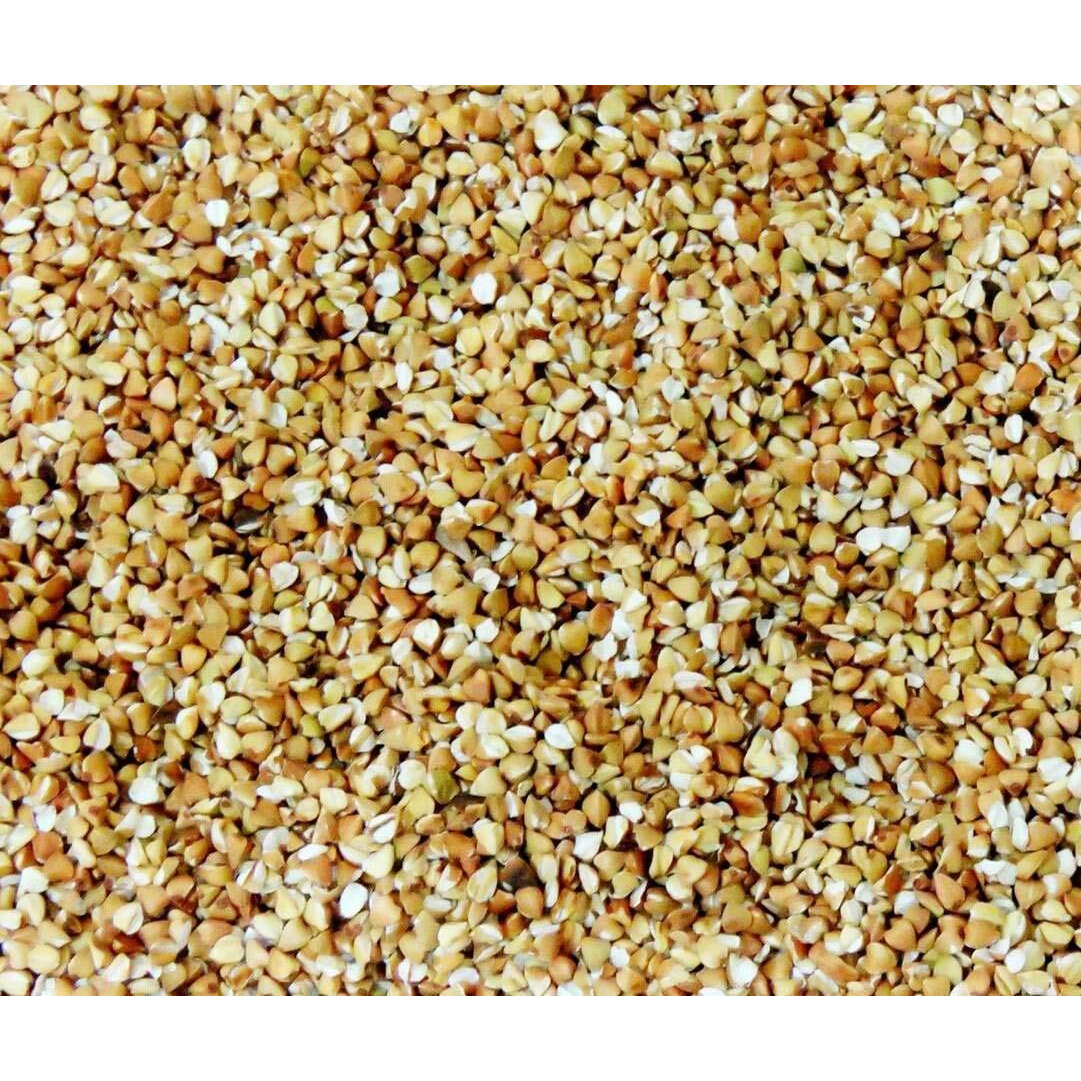 NutriBuck Indian Roasted Creamy Buckwheat | Kasha | Kuttu-Giri | Gluten-Free | his Nutrient-Rich Grain Adds Richness and Tradition to Modern Kitchens_(400 grm)
