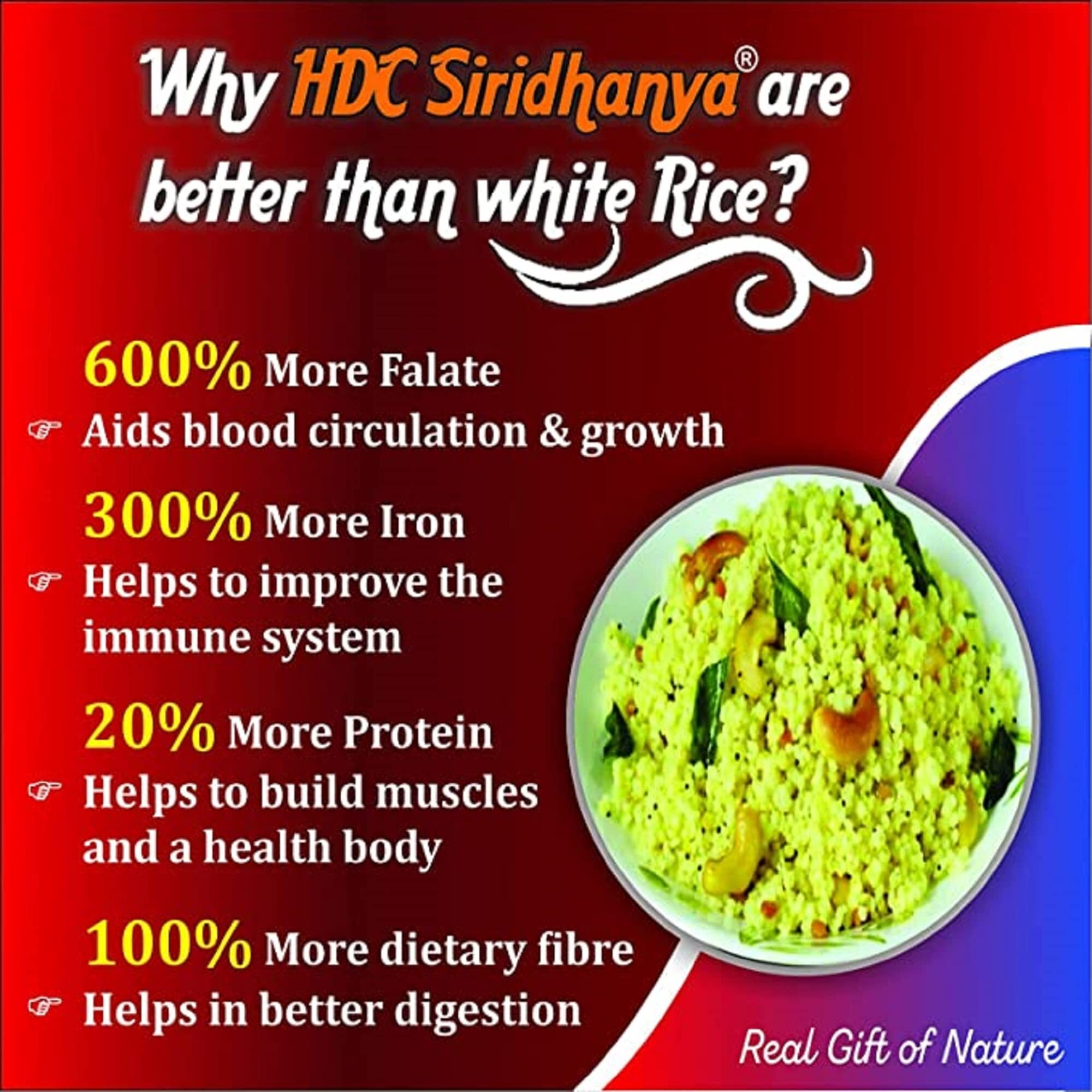 HDC Siridhanya unpolished and organic positive Barnyard millet (Net quantity 4700g) naturally grown without chemicals and pesticides origin from Andhra Pradesh
