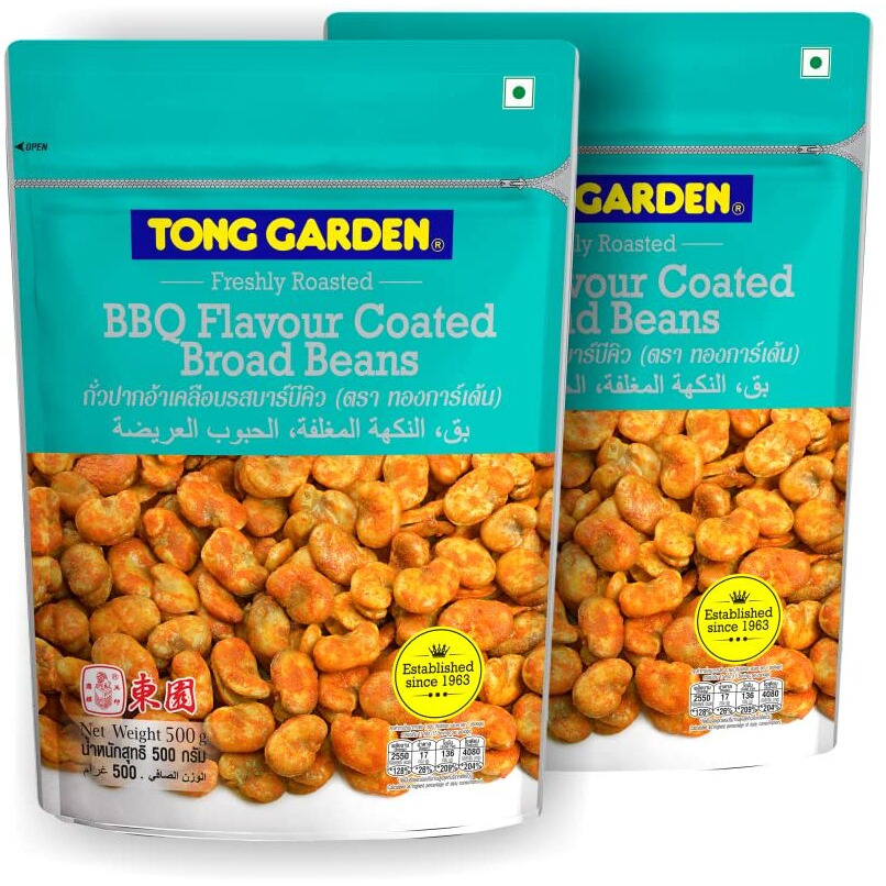Tong Garden Imported - BBQ Broad Beans 500g Pack of 2