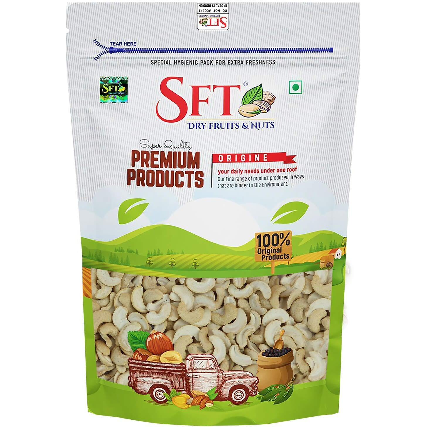 SFT Cashew 2 Piece Split Nut (Kaju) 200 Gm