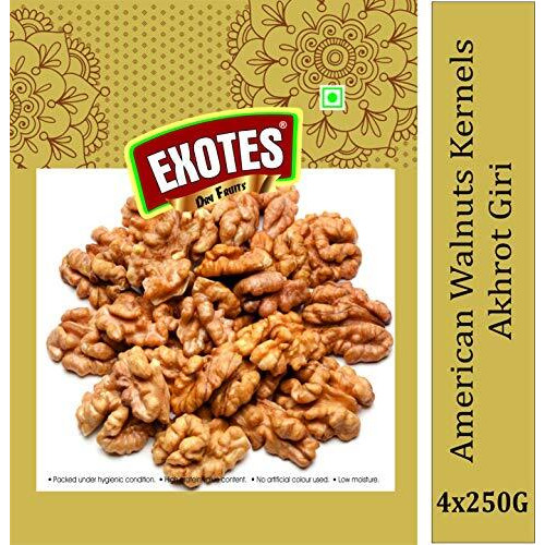 Exotes Premium Dry Fruits (American Walnut/ Akhrot Giri), 1000 g