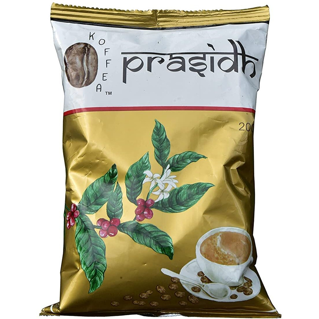 Koffea Prasidh | Strong Filter Coffee Powder, (Prasidh) Famous-Authentic South Indian Filter Coffee With Blend Of 60% Coffee And 40% Chicory, High In Aroma And Flavour | Coorg Coffee | Strong In Flavour (200 X 3  600G )