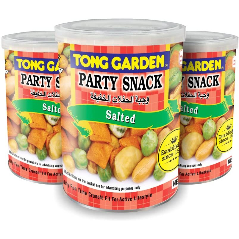 Tong Garden Imported - Party Snacks 150g Can Pack of 3