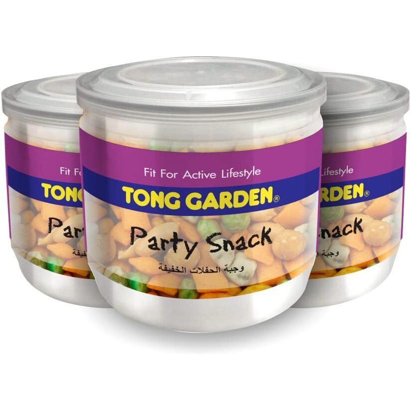 Tong Garden Imported - Party Snacks 160g Pet Jar 160g Pack 3