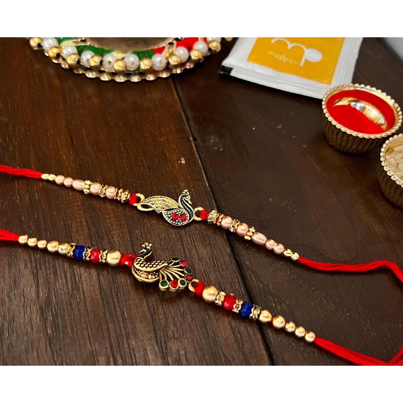 Maalpani Multicolour Rakshabandhan Rakhi Chocolate Hamper for Brother Sister