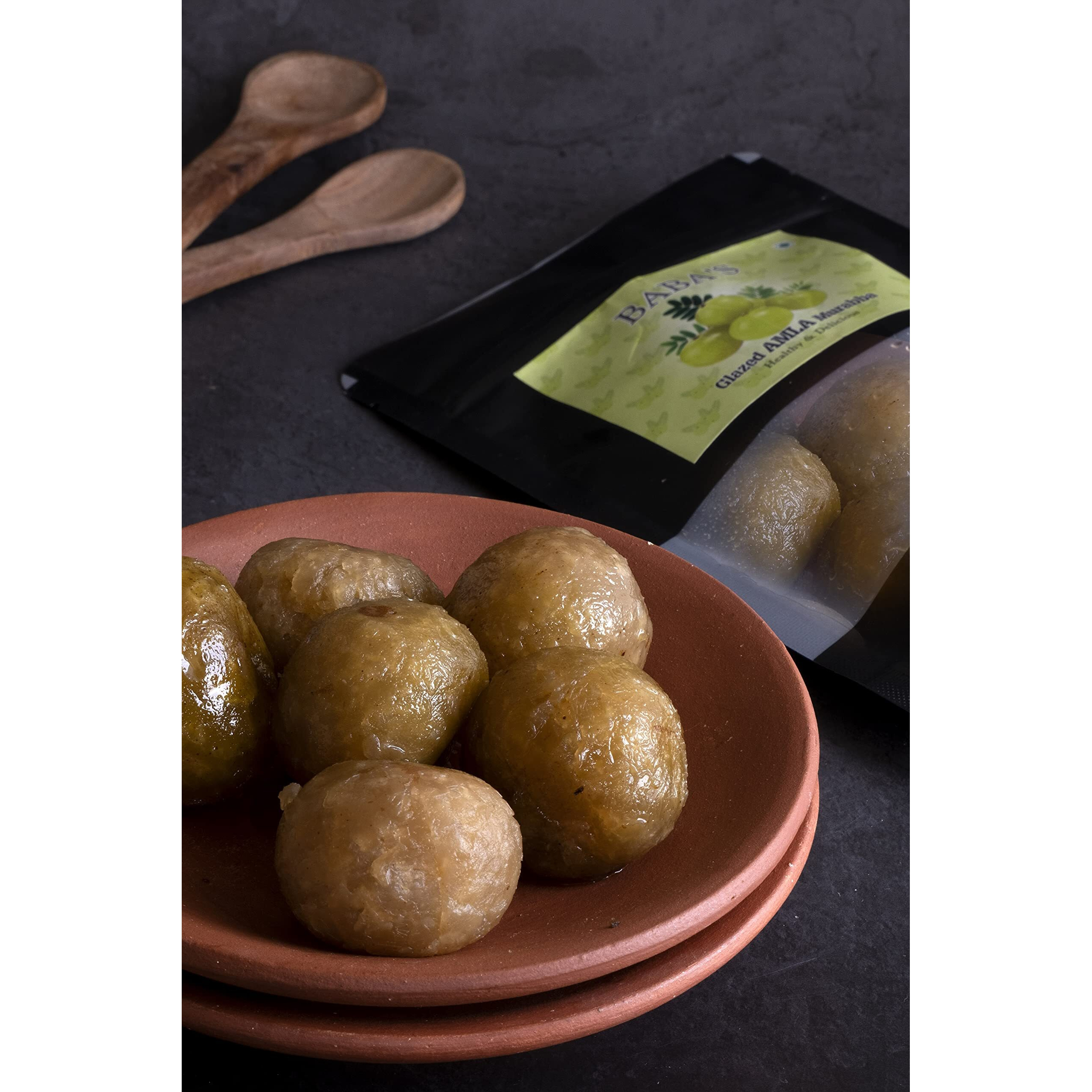 Organic Amla Murabba of Chakaiya Amlas Without Syrup | Awla ka Murabba | All Natural Sweet Amla & Organic Murabba by The Berry People | Pack of 1 | 300 Grams x 2