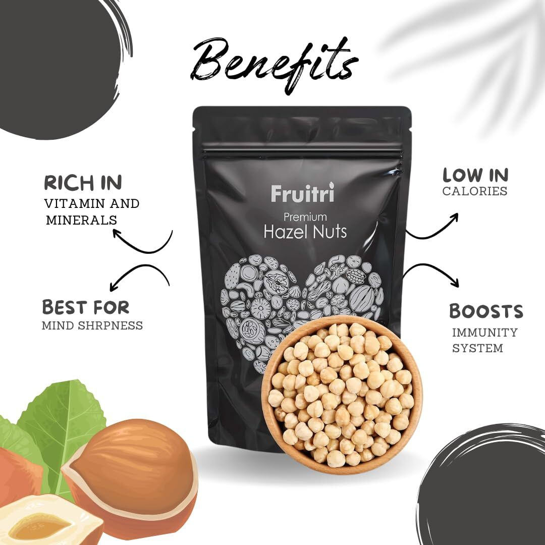 Fruitri Premium Jumbo Hazel Nuts (500g)
