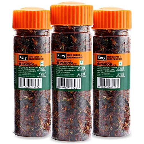 Kery Calcutta Meetha Paan Mukhwas [Fresh Paan Delight Mouthfreshener] 3 Bottles, 300 Gm