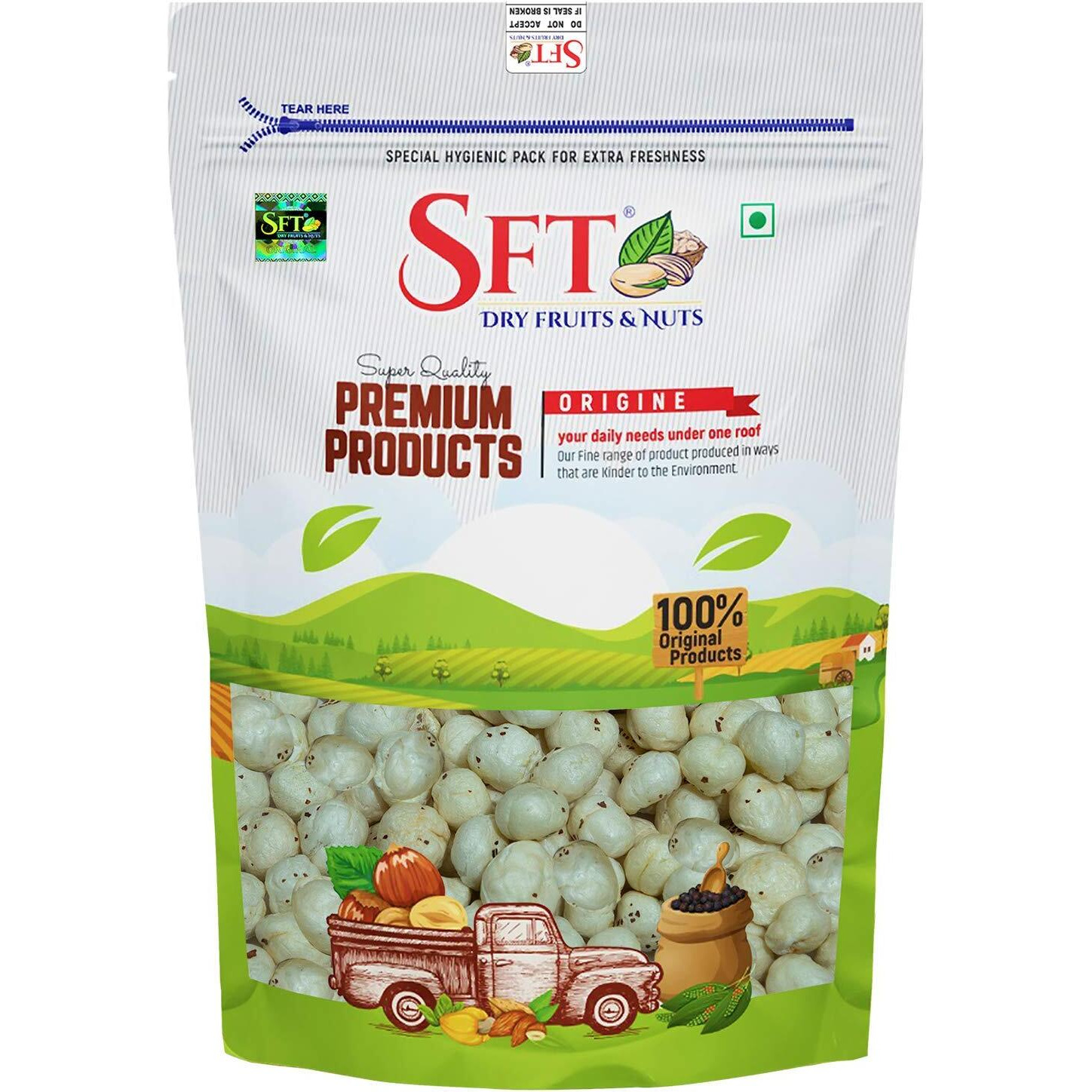SFT Fox Nut (Phool Makhana) Lotus Seed 200 Gm