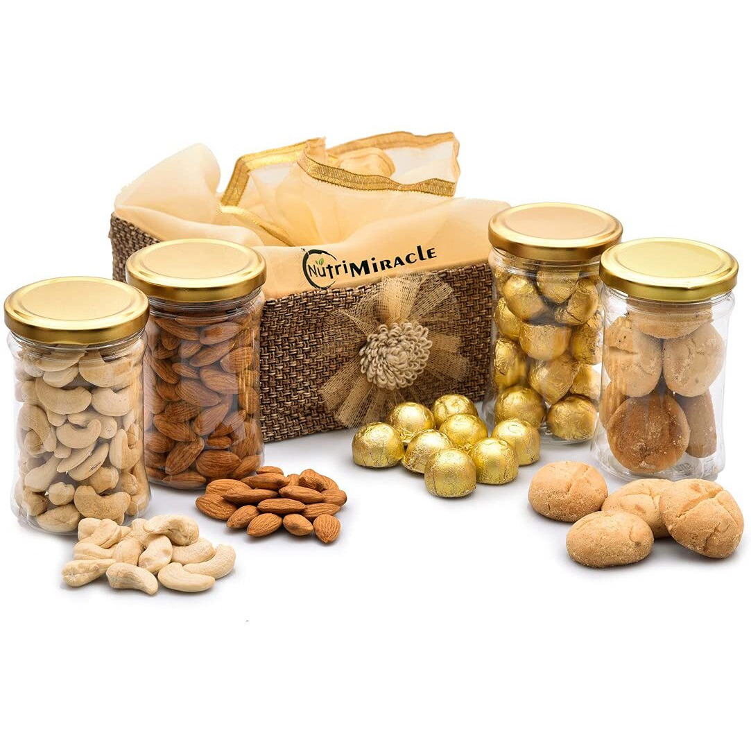 NUTRI MIRACLE Nuts,Chocolate Hampers & Gourmet Gifts Basket with Rakha Krishana Bhaiya Bhabhi Pair,Doremon,Stone Rakhi N Tilak Kit For Raksha Bandhan