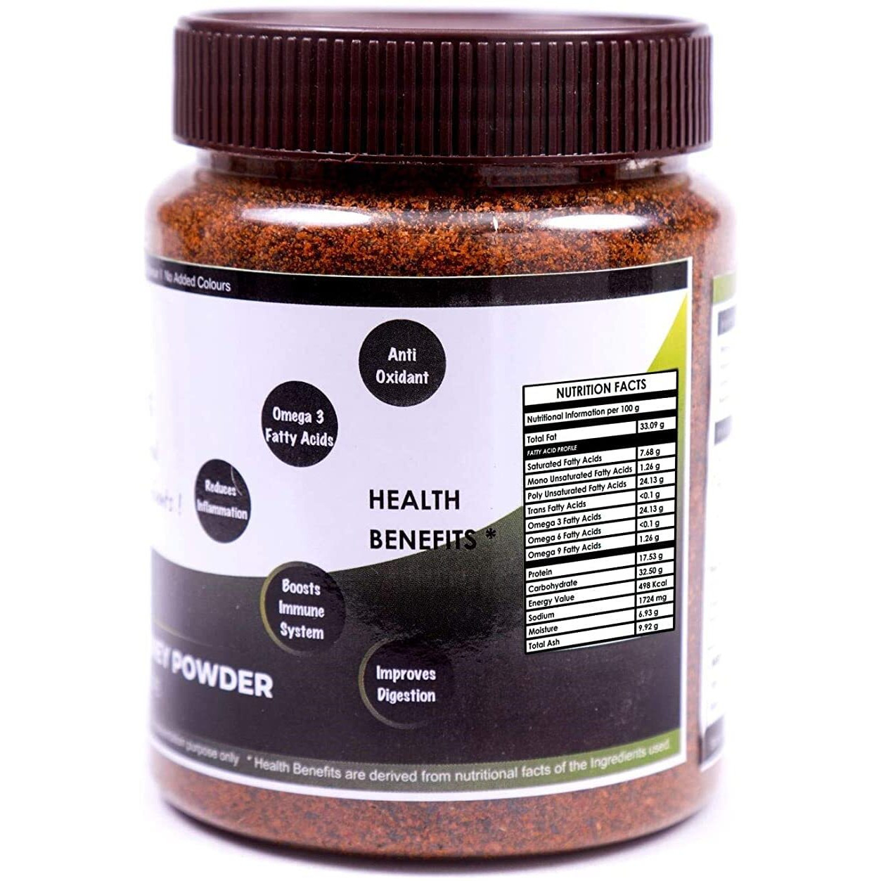 HEALTHY PANDA Niger Seed Chutney Powder Gurellu Chutney, Karale / Karala Chutney (100% Natural & Healthy) - 250 Gram