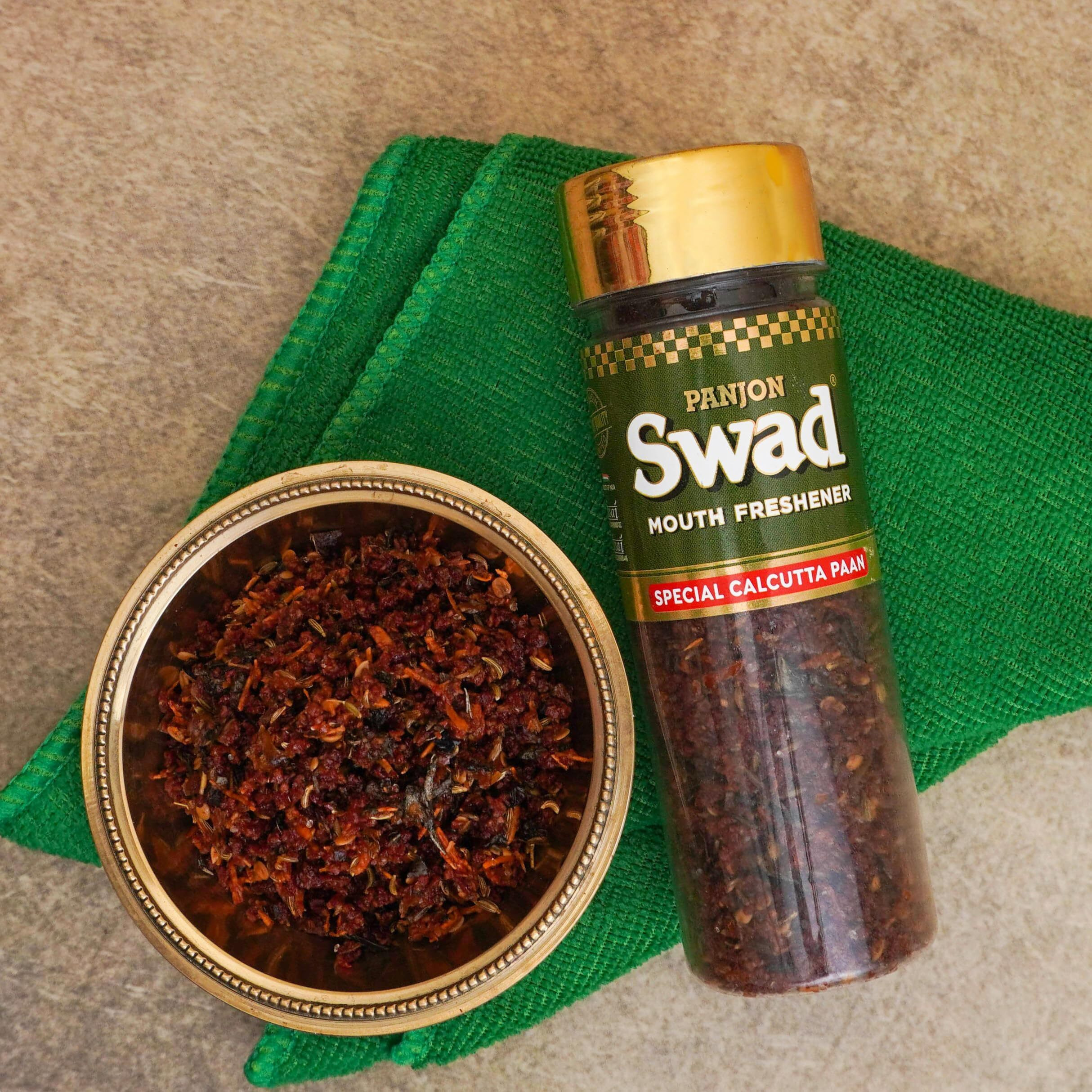 Panjon Swad Calcutta Paan Mukhwas (Pack Of 3 X 100 Grams) | Meetha Paan Mukhwas | Hygienically Packed Traditional Sweet Pan Pachak | Tasty Mouth Freshener | After-Meal Snack | Dry Mukhwas