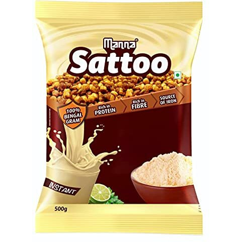Manna Sattu Atta 500g 100% Channa Sattu Roasted Gram Atta Flour