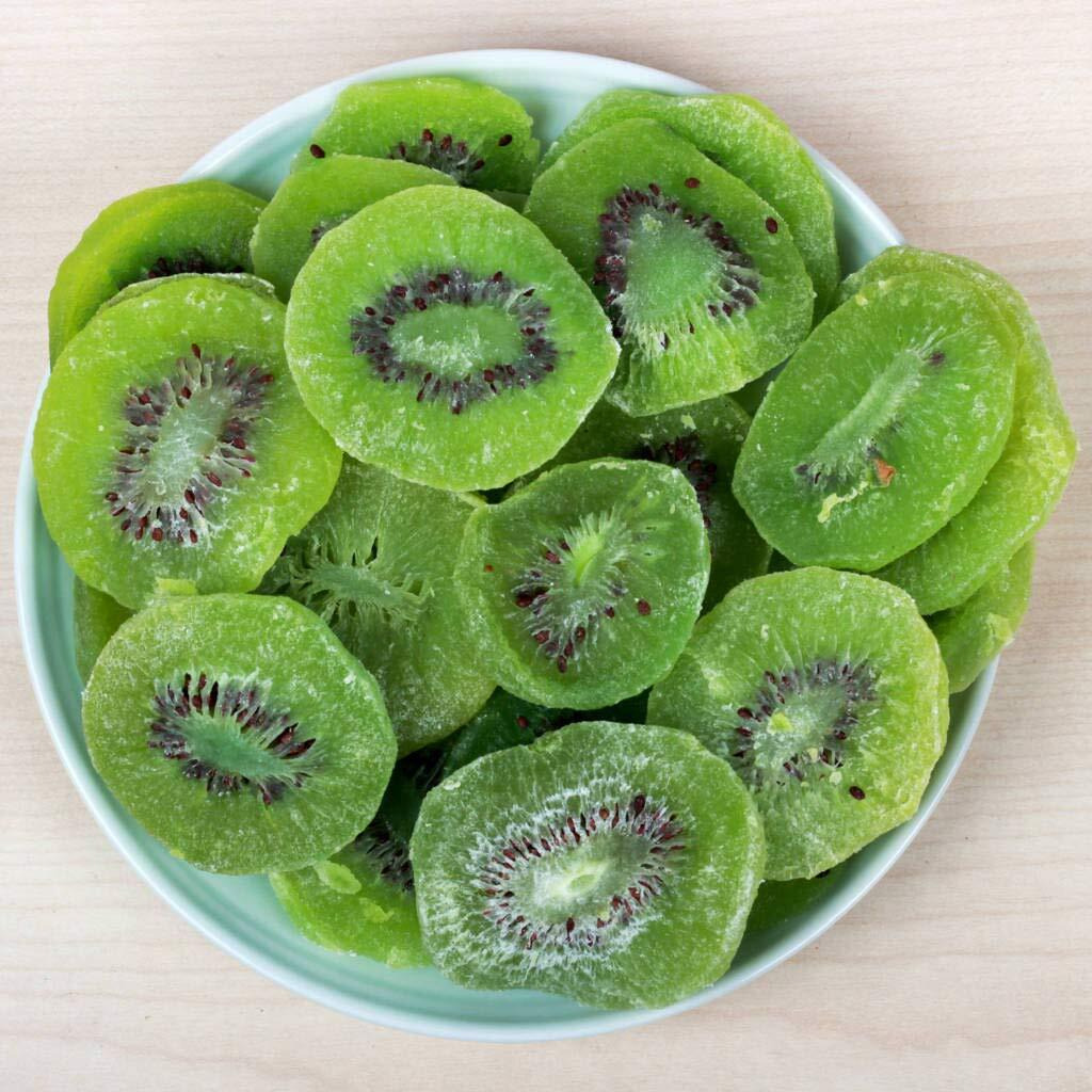 Dry Fruit Hub Dried Kiwi Slices 400gm, Dehydrated Candied Kiwi Slices Dry Fruit, Kiwi Fruits