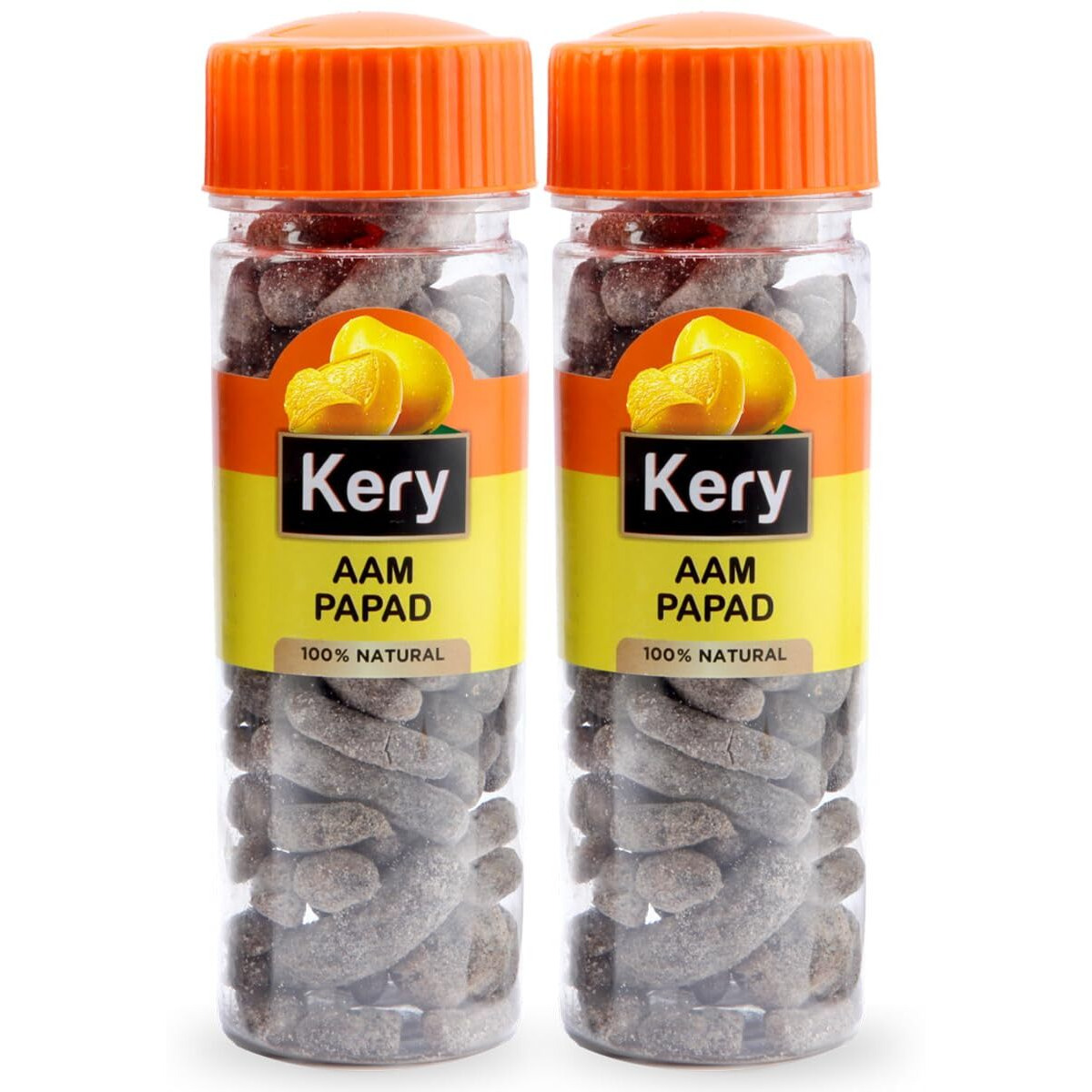 Kery Pachak Khatta Meetha Aam Papad Churan, Mukhwas Mouth Freshener,100% Natural Digestive Mukhwas 130 Gram X 2 Bottles (After Meal Mouth Freshner)