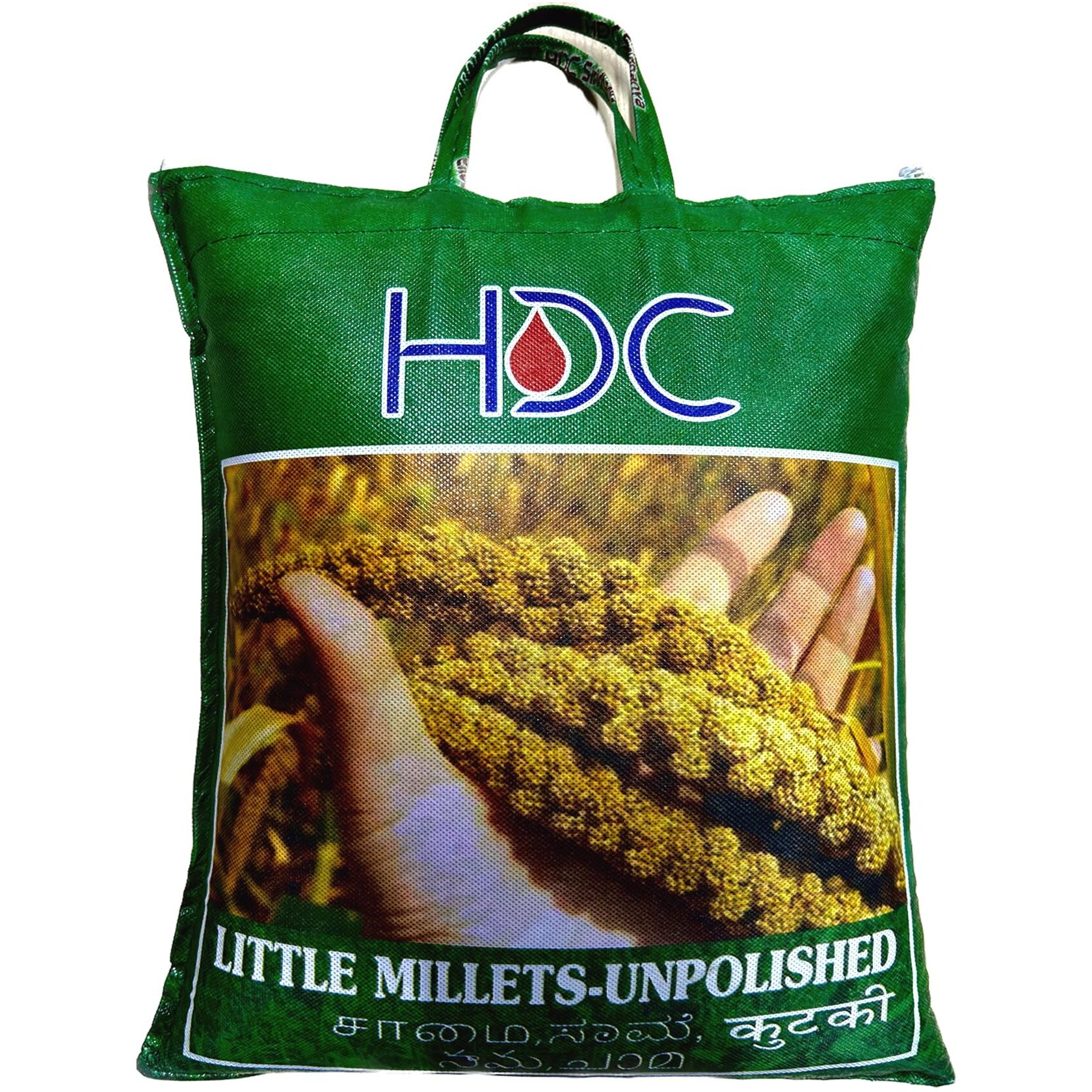 HDC Siridhanya unpolished and organic positive Little millet (Net quantity 4700g) naturally grown without chemicals and pesticides origin from Andhra Pradesh