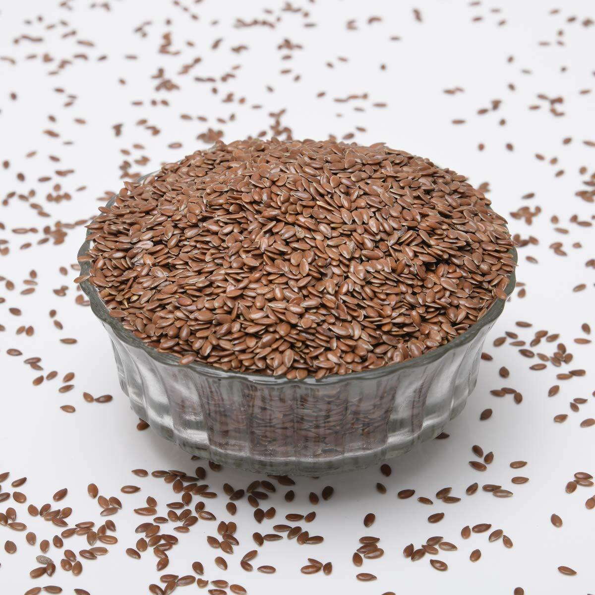 Dry Fruit Hub Flax Seeds 500gm, Flax Seeds For Weight Loss, Flax Seeds For Eating, Fibre Rich Alsi Seeds