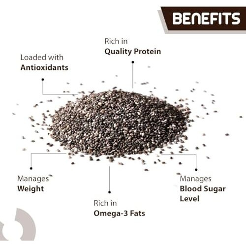 Pronatural Raw Chia Seeds, 1kg