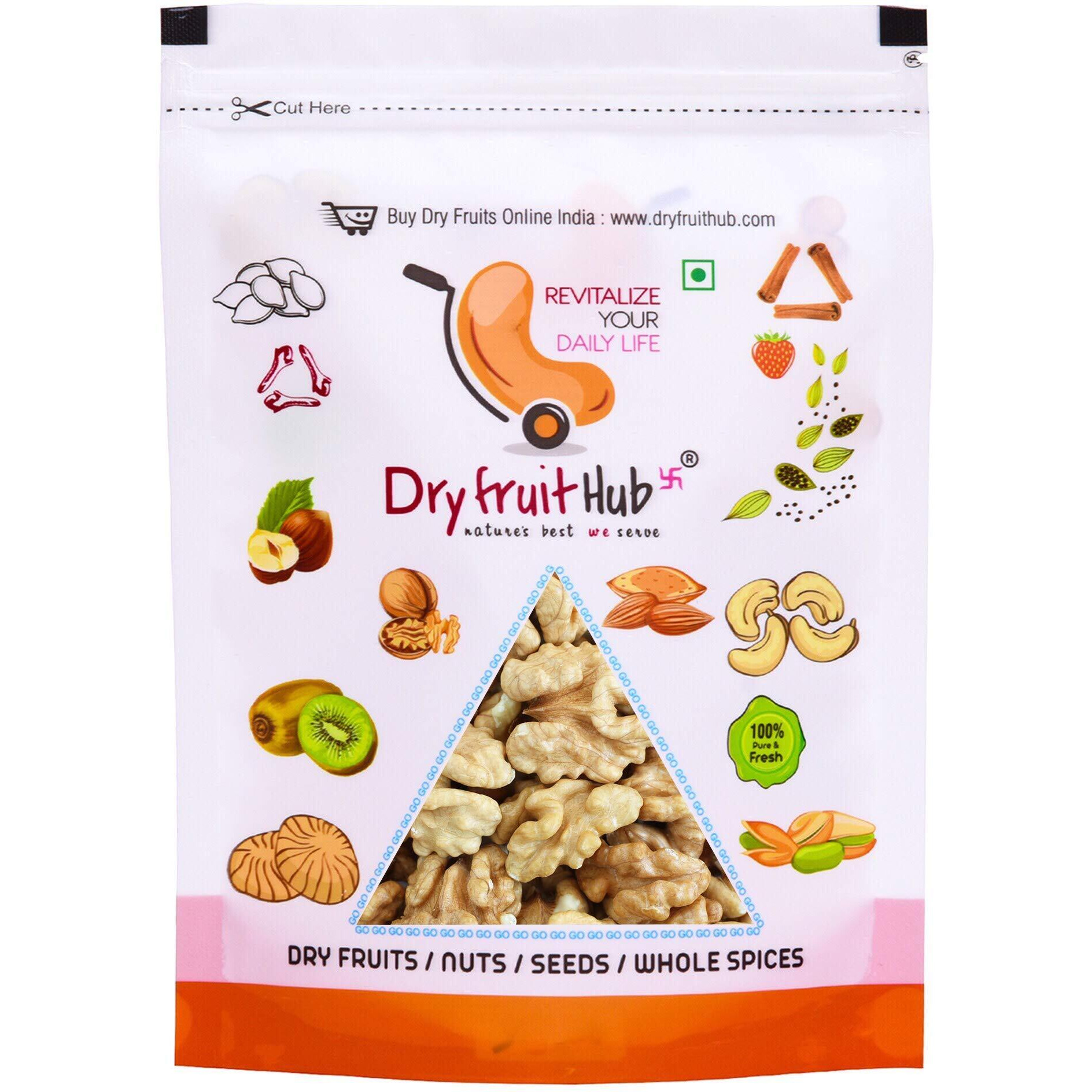 Dry Fruit Hub Chilean Walnut 500gm Without Shell Grade 1, Akrot, Akhrot Without Shell, Acrot Kernels ,Akrut, Akhrot Giri, Walnut Kernels