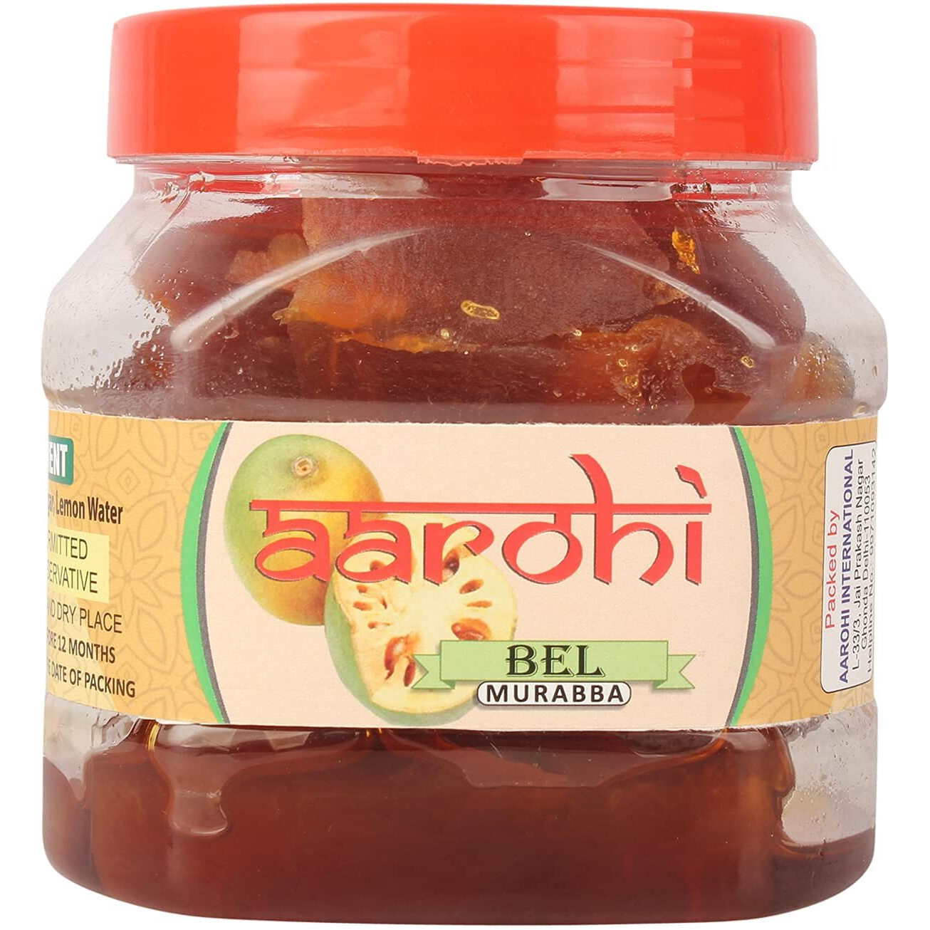 Aarohi Homemade Organic Sweet Bel Murabba (400 Gram)