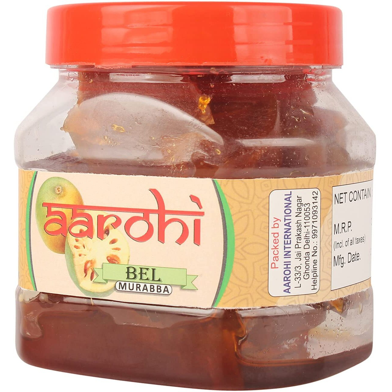 Aarohi Homemade Organic Sweet Bel Murabba (400 Gram)